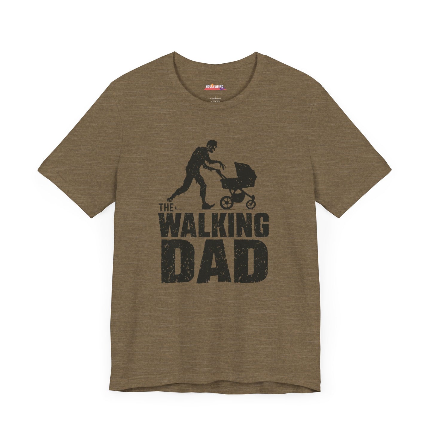 The Walking Dad Horror Movie Lover Tee, Unisex Jersey Shirt, Father's Day T-shirt Gift, Scary Film Fan Top