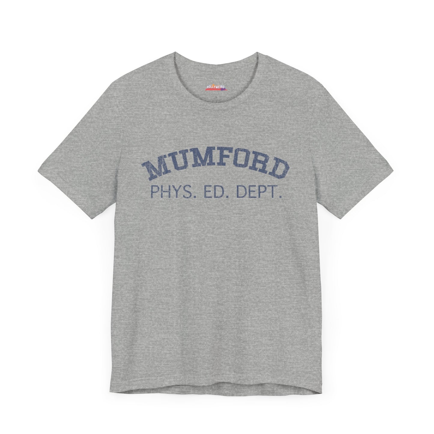 MUMFORD Phys Ed Dept - Unisex T-Shirt - Vintage Style Tee, Athletic Apparel, Retro Gym Wear, Gift for PE Teacher
