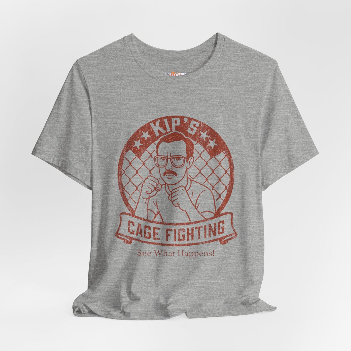 Kip's Cage Fighting T-Shirt, Men's Graphic Tee, Women's MMA Shirt, Martial Arts Top, Unisex Boxing Apparel