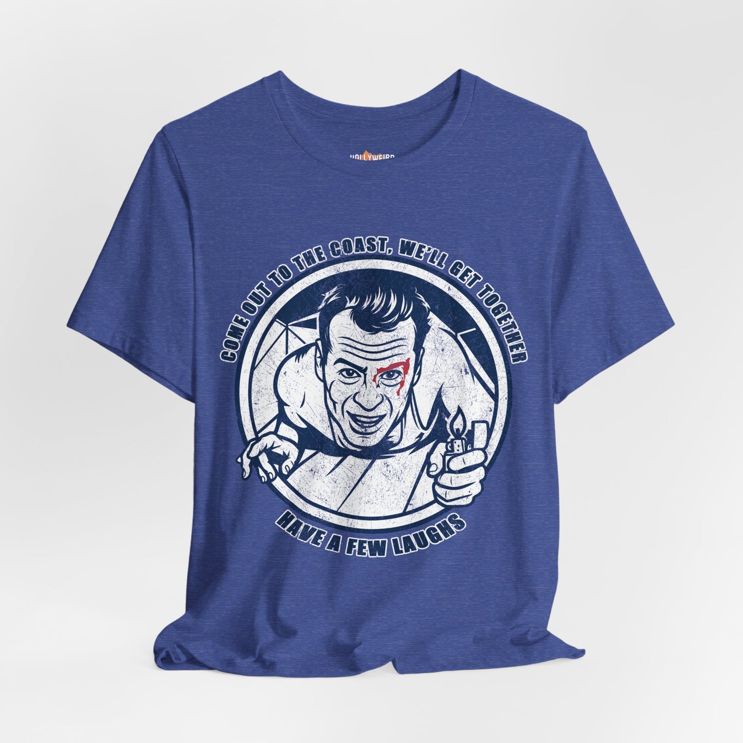 Die Hard Movie Fan Unisex Tee, John McClane Inspired Funny T-Shirt, Christmas Gift, Action Movie Lover Top, Willis, Film Buff Shirt