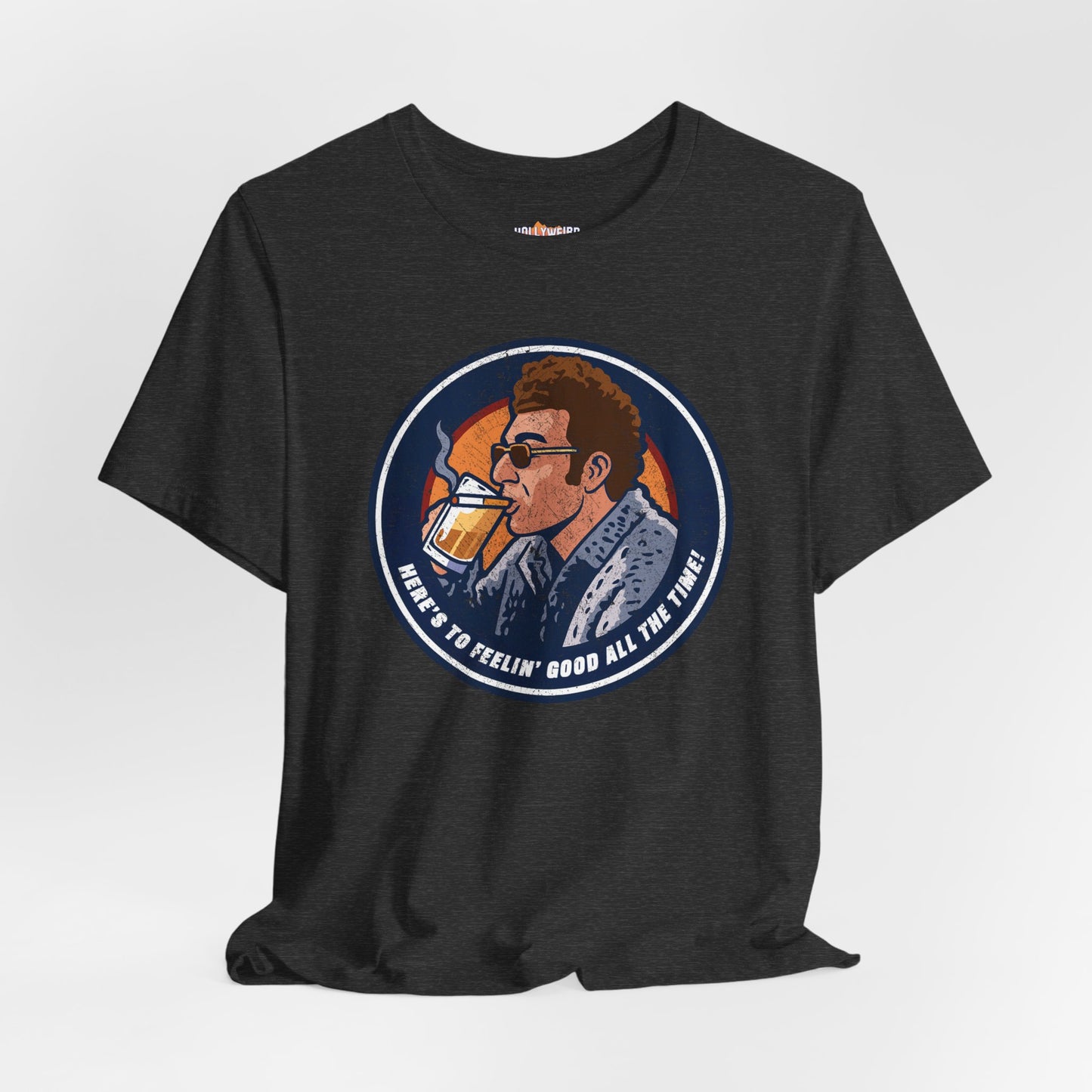 Seinfeld Inspired T-Shirt, Funny Kramer Shirt, Feelin Good Unisex Tee, Comfy Short Sleeve Top, Cool Graphic Tee