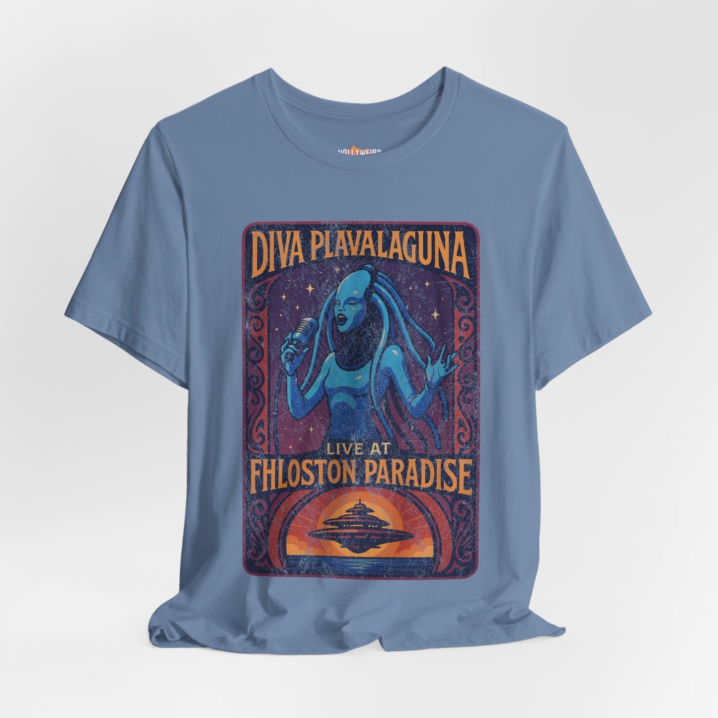 Fhloston Paradise Concert Tee, Fifth Element Movie Shirt, Diva Plavalaguna Unisex Jersey, Fun Movie Inspired Tshirt, Sci-Fi Film Graphic Tee