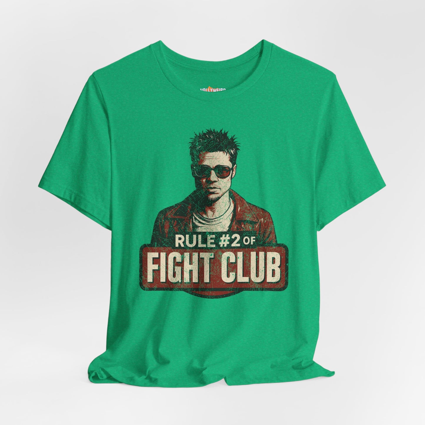 Fight Club Tyler Durden Fan T-Shirt, Unisex Tee, Rule #2 Movie Quote Shirt, Fight Club Inspired Clothing, Novelty Graphic Tee