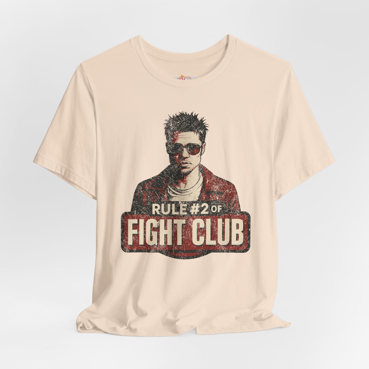 Fight Club Tyler Durden Fan T-Shirt, Unisex Tee, Rule #2 Movie Quote Shirt, Fight Club Inspired Clothing, Novelty Graphic Tee