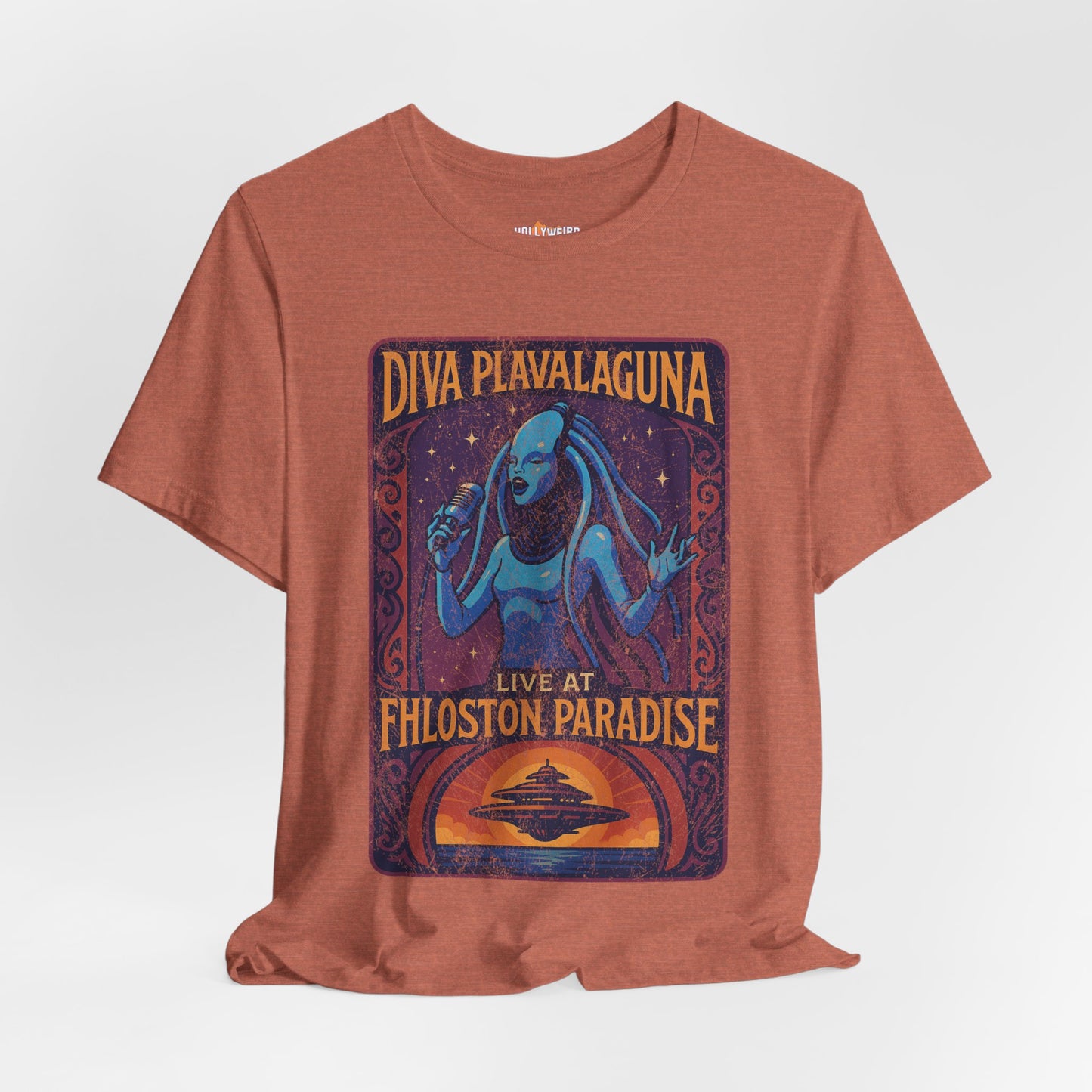 Fhloston Paradise Concert Tee, Fifth Element Movie Shirt, Diva Plavalaguna Unisex Jersey, Fun Movie Inspired Tshirt, Sci-Fi Film Graphic Tee