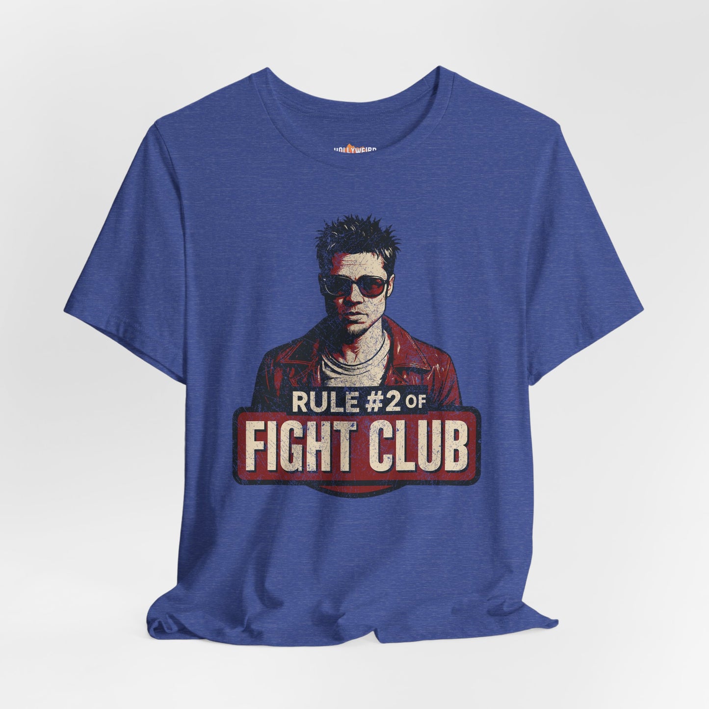 Fight Club Tyler Durden Fan T-Shirt, Unisex Tee, Rule #2 Movie Quote Shirt, Fight Club Inspired Clothing, Novelty Graphic Tee