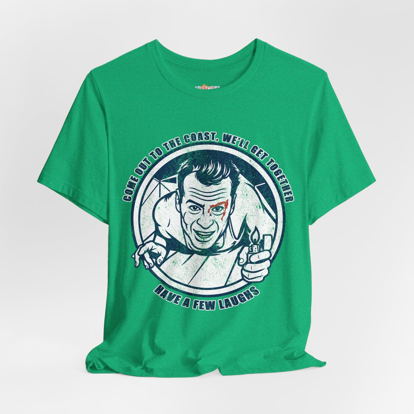 Die Hard Movie Fan Unisex Tee, John McClane Inspired Funny T-Shirt, Christmas Gift, Action Movie Lover Top, Willis, Film Buff Shirt