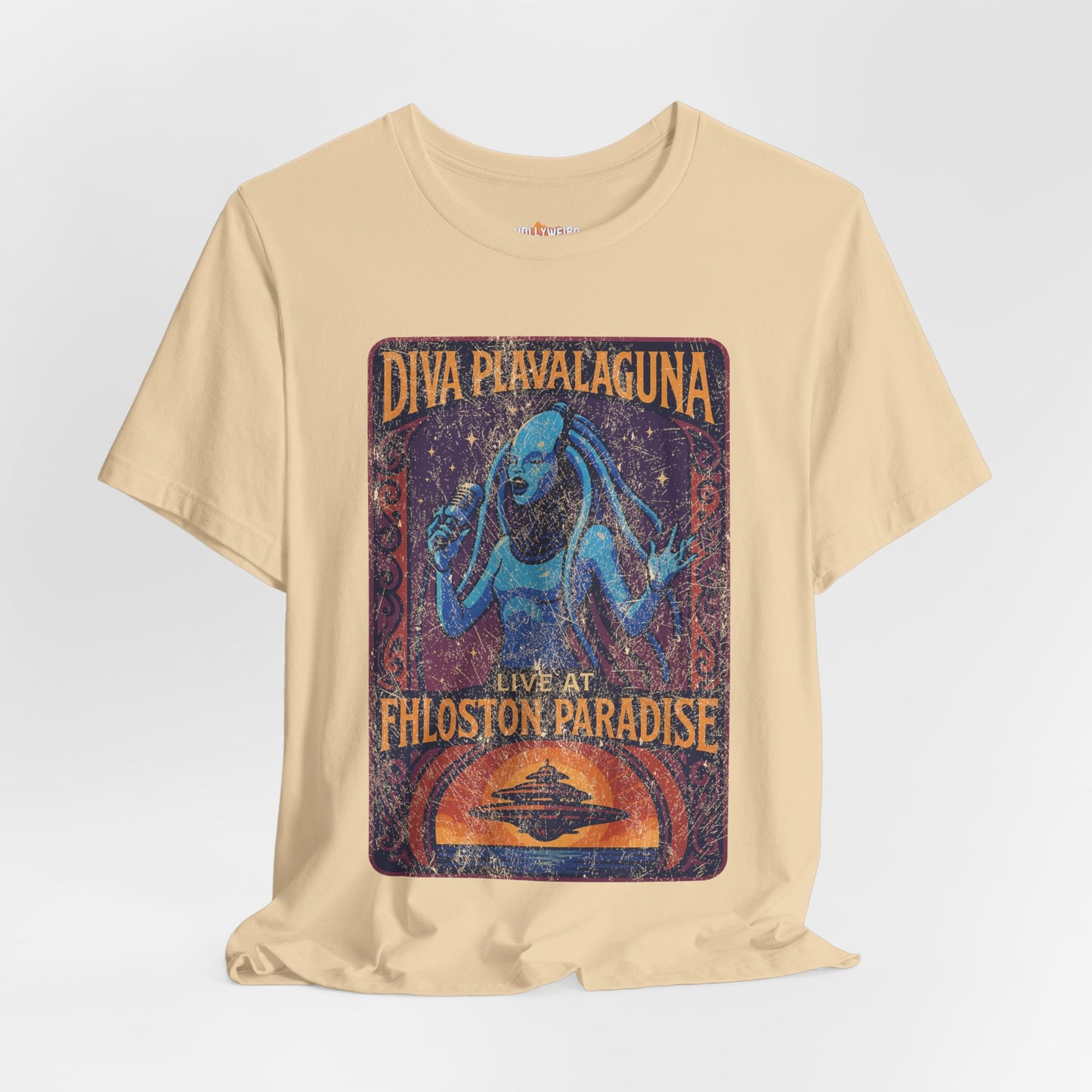 Fhloston Paradise Concert Tee, Fifth Element Movie Shirt, Diva Plavalaguna Unisex Jersey, Fun Movie Inspired Tshirt, Sci-Fi Film Graphic Tee