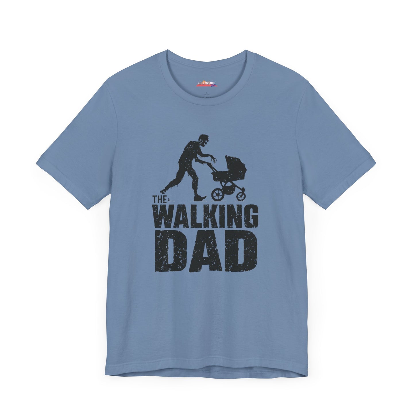 The Walking Dad Horror Movie Lover Tee, Unisex Jersey Shirt, Father's Day T-shirt Gift, Scary Film Fan Top