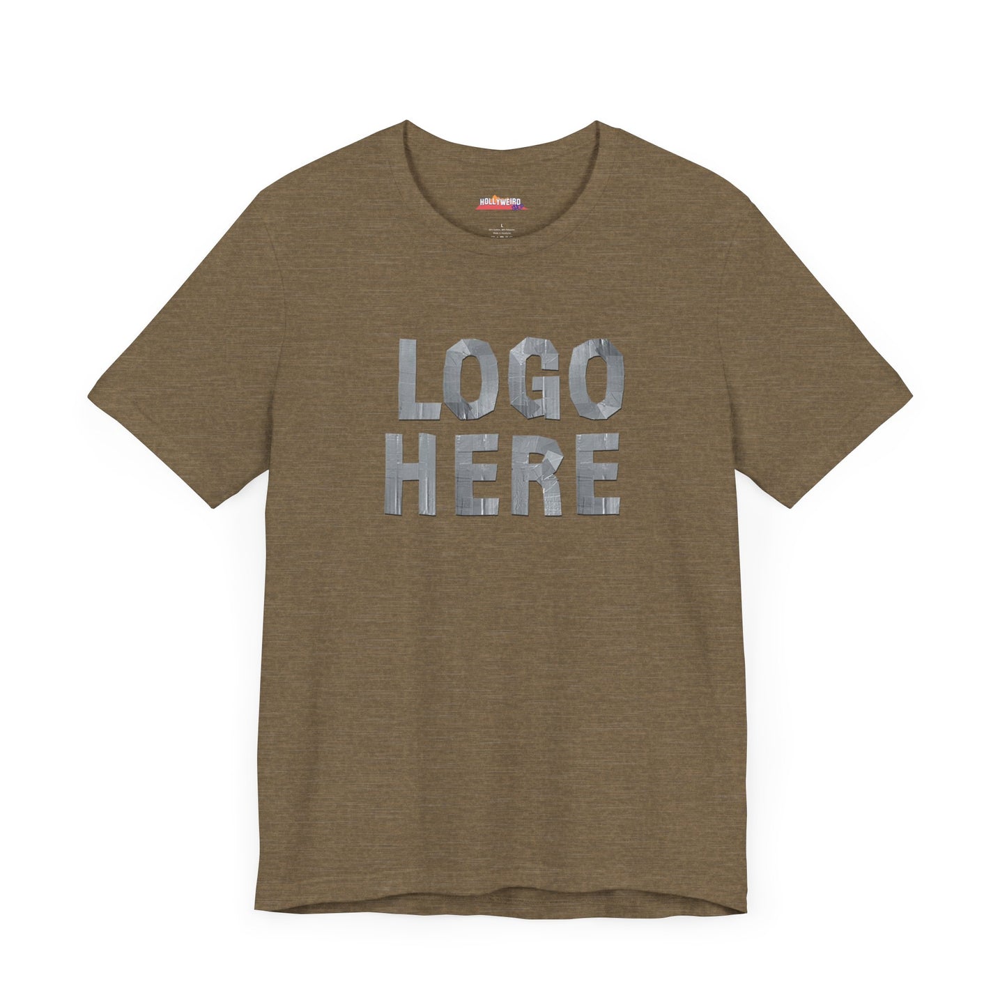 Logo Here (Duct Tape) funny T-Shirt for DIY Dad, Unisex Tee, DIY Dad Shirt, DIYer Shirt