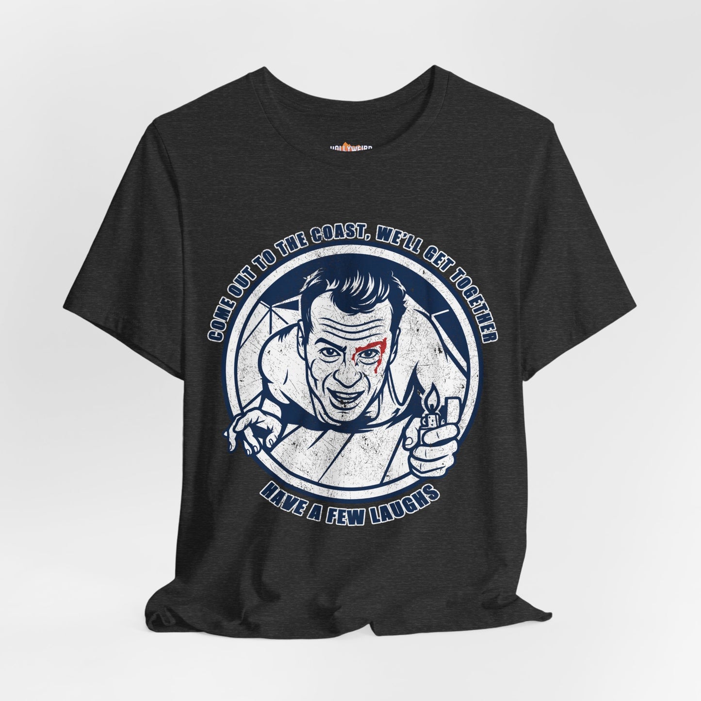 Die Hard Movie Fan Unisex Tee, John McClane Inspired Funny T-Shirt, Christmas Gift, Action Movie Lover Top, Willis, Film Buff Shirt