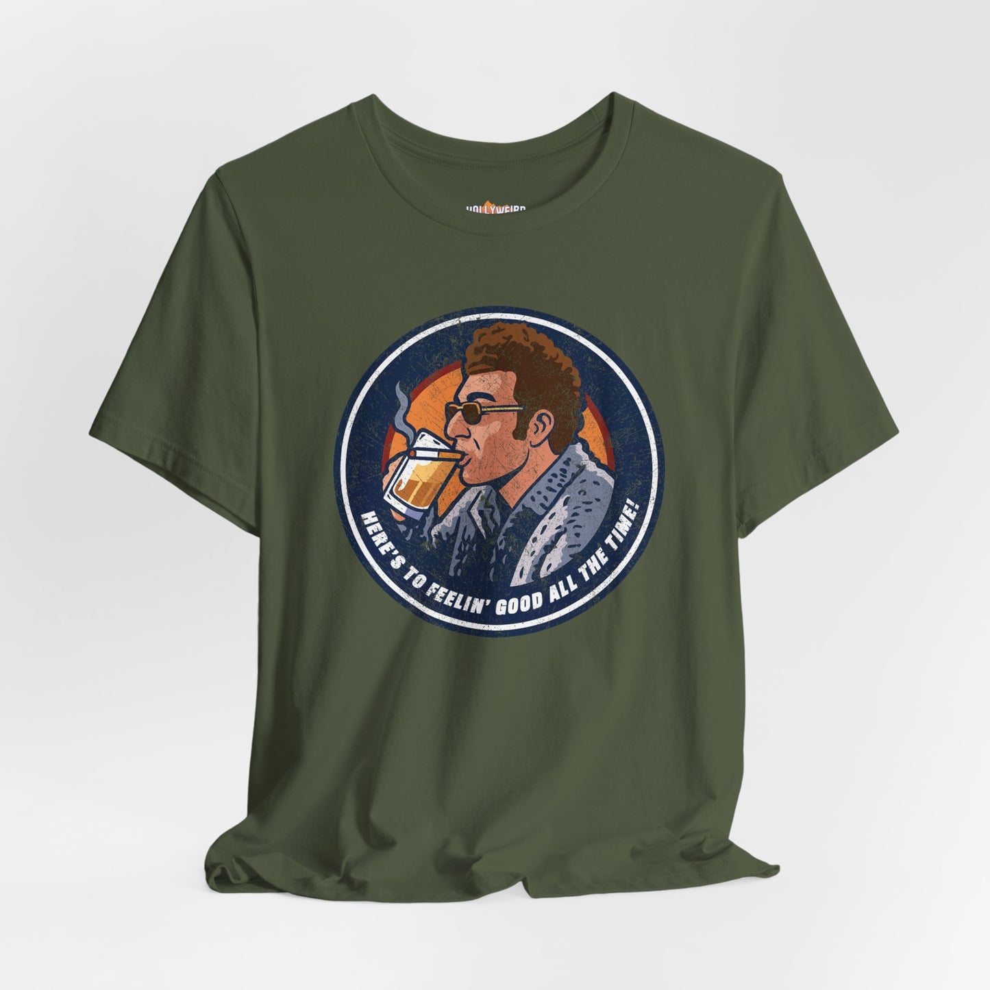 Seinfeld Inspired T-Shirt, Funny Kramer Shirt, Feelin Good Unisex Tee, Comfy Short Sleeve Top, Cool Graphic Tee