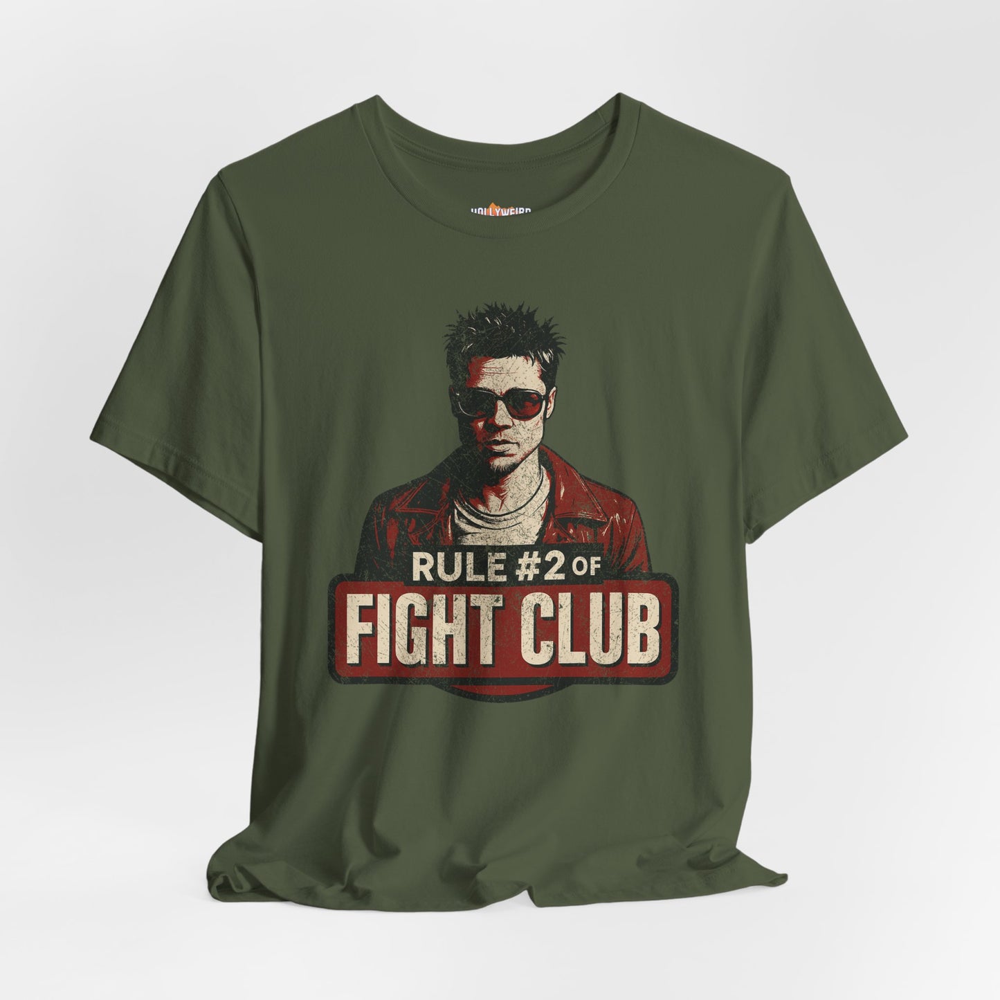 Fight Club Tyler Durden Fan T-Shirt, Unisex Tee, Rule #2 Movie Quote Shirt, Fight Club Inspired Clothing, Novelty Graphic Tee