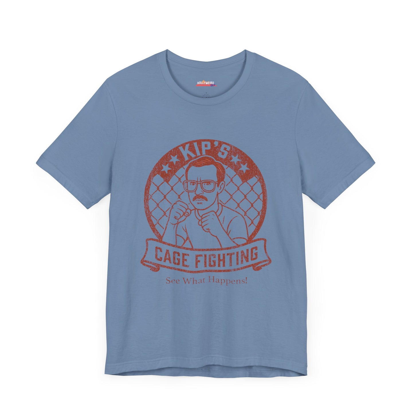 Kip's Cage Fighting T-Shirt, Men's Graphic Tee, Women's MMA Shirt, Martial Arts Top, Unisex Boxing Apparel