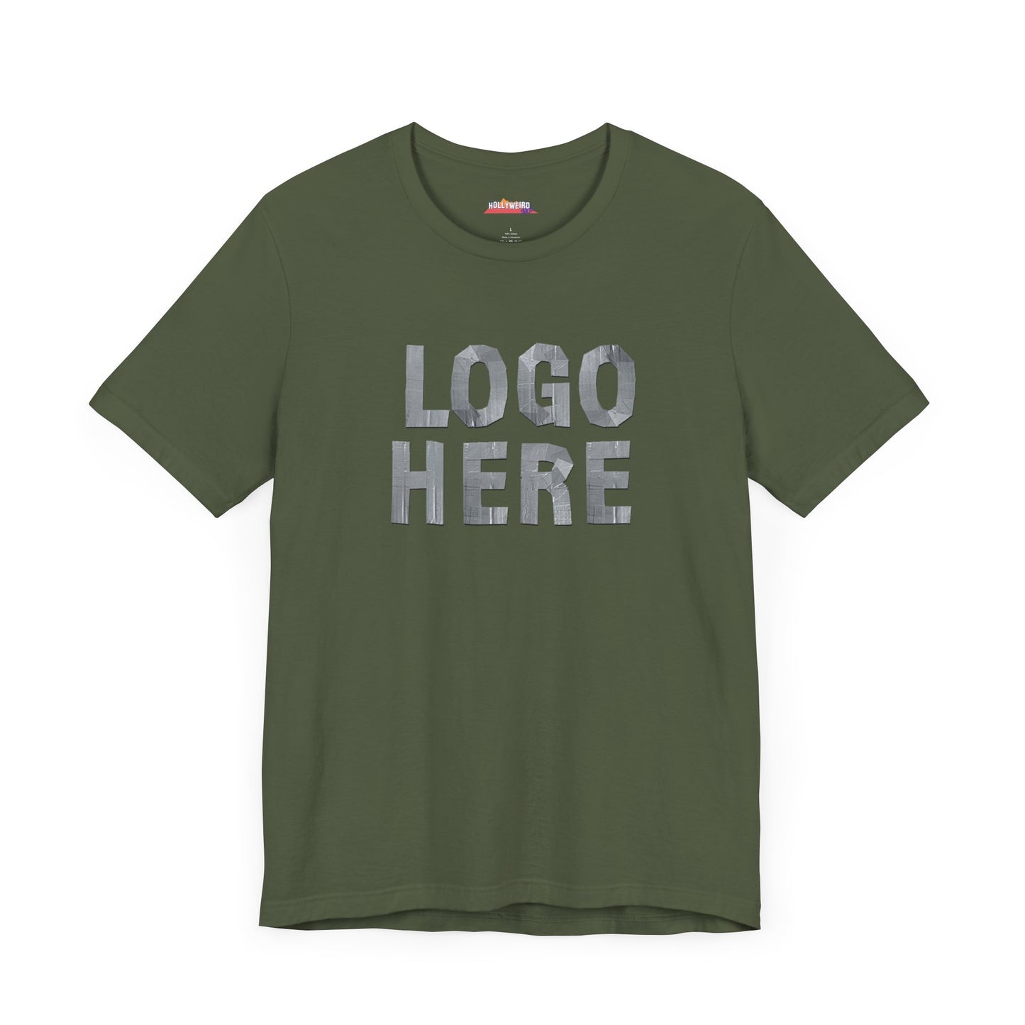 Logo Here (Duct Tape) funny T-Shirt for DIY Dad, Unisex Tee, DIY Dad Shirt, DIYer Shirt