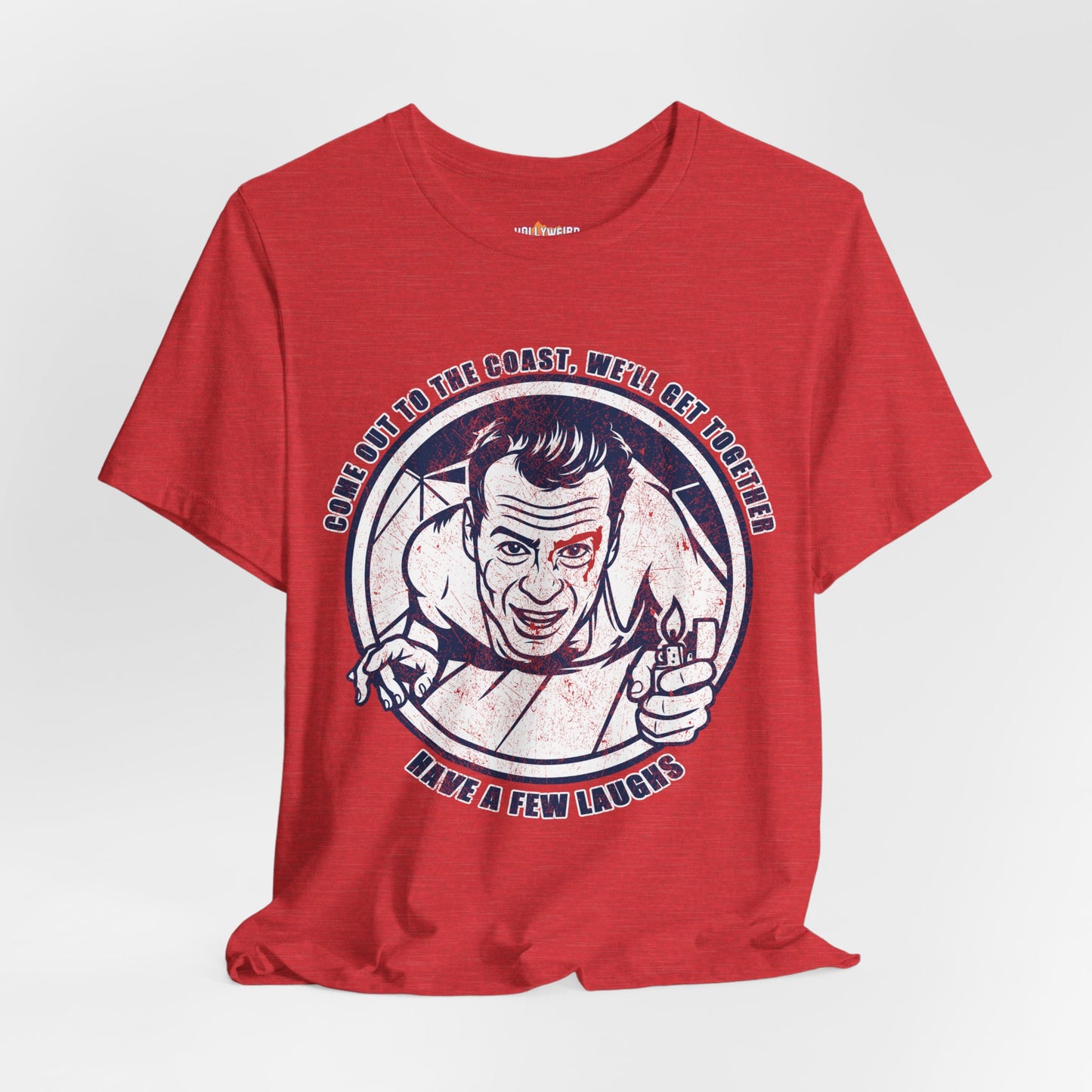 Die Hard Movie Fan Unisex Tee, John McClane Inspired Funny T-Shirt, Christmas Gift, Action Movie Lover Top, Willis, Film Buff Shirt