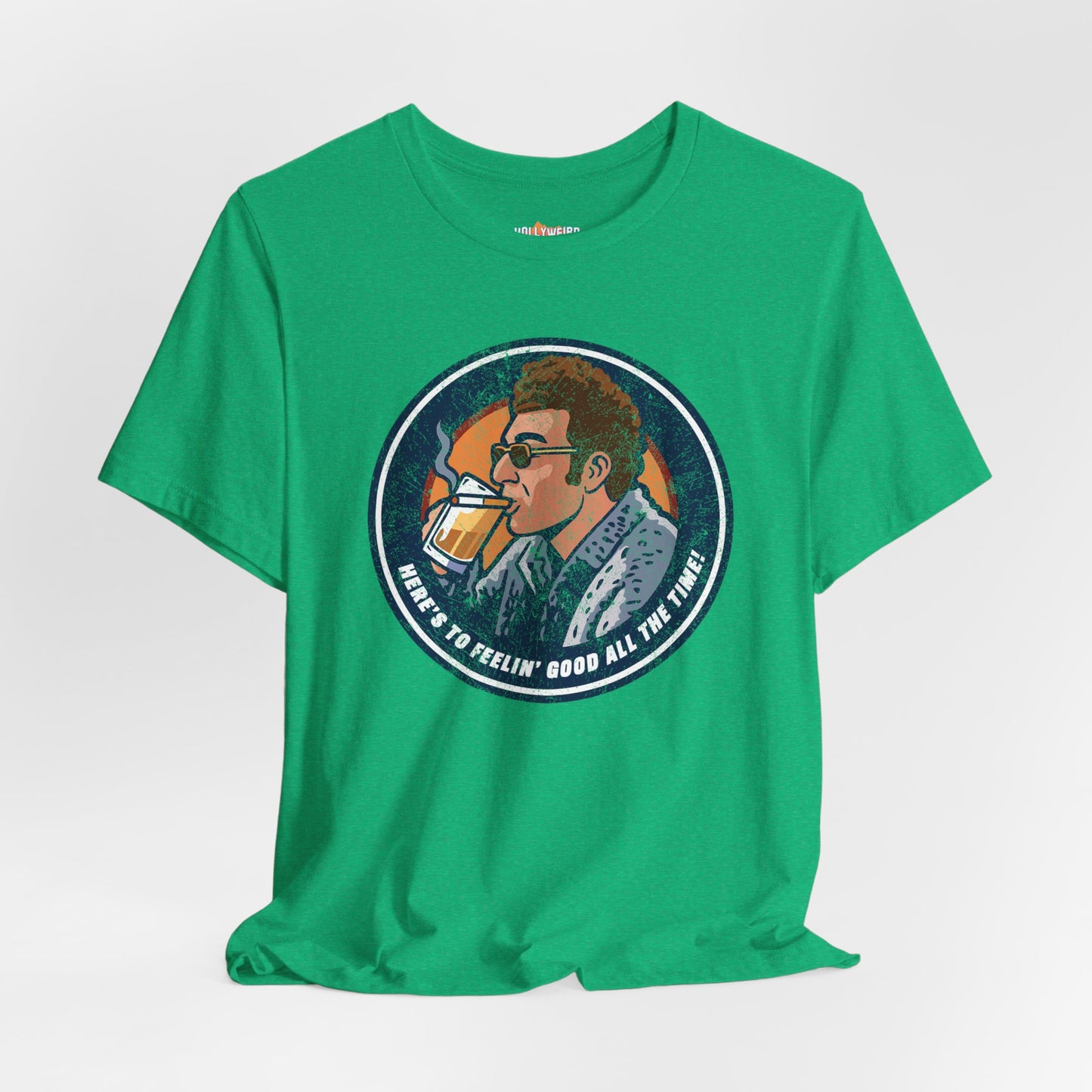 Seinfeld Inspired T-Shirt, Funny Kramer Shirt, Feelin Good Unisex Tee, Comfy Short Sleeve Top, Cool Graphic Tee