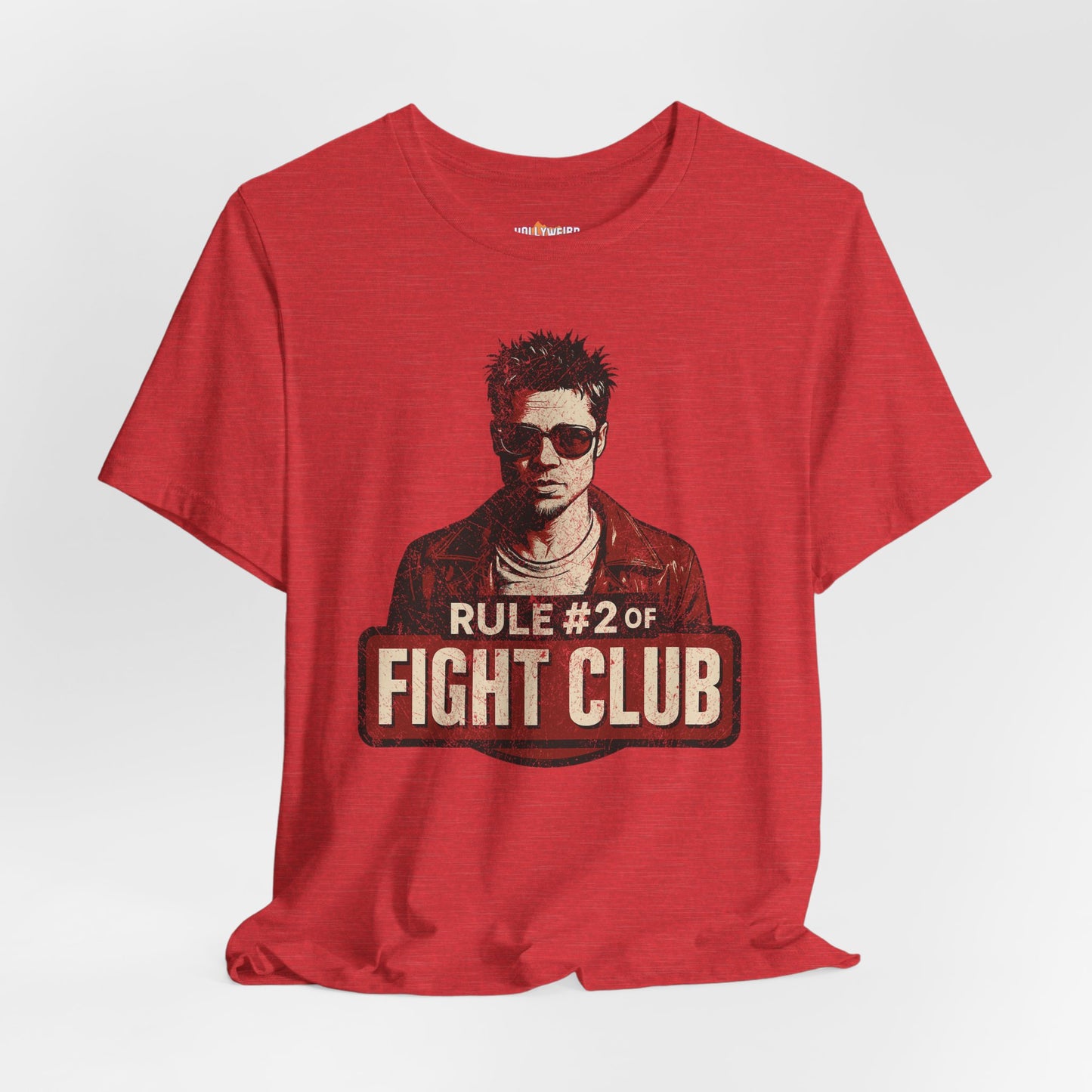 Fight Club Tyler Durden Fan T-Shirt, Unisex Tee, Rule #2 Movie Quote Shirt, Fight Club Inspired Clothing, Novelty Graphic Tee