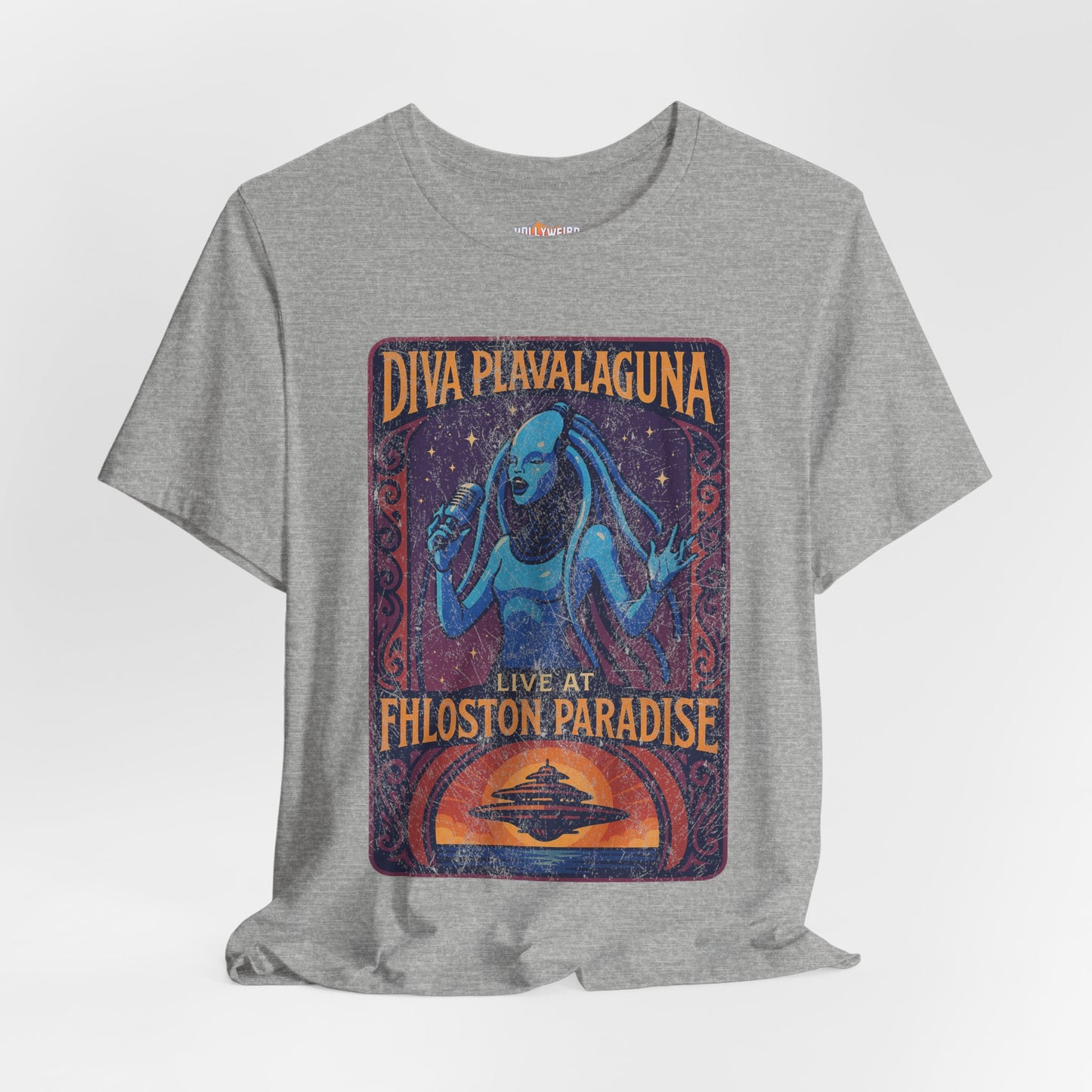 Fhloston Paradise Concert Tee, Fifth Element Movie Shirt, Diva Plavalaguna Unisex Jersey, Fun Movie Inspired Tshirt, Sci-Fi Film Graphic Tee