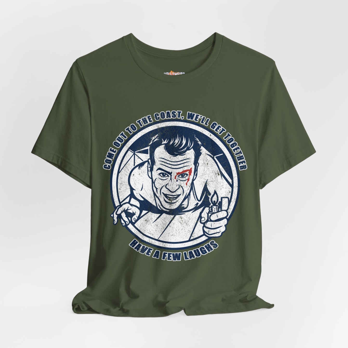 Die Hard Movie Fan Unisex Tee, John McClane Inspired Funny T-Shirt, Christmas Gift, Action Movie Lover Top, Willis, Film Buff Shirt