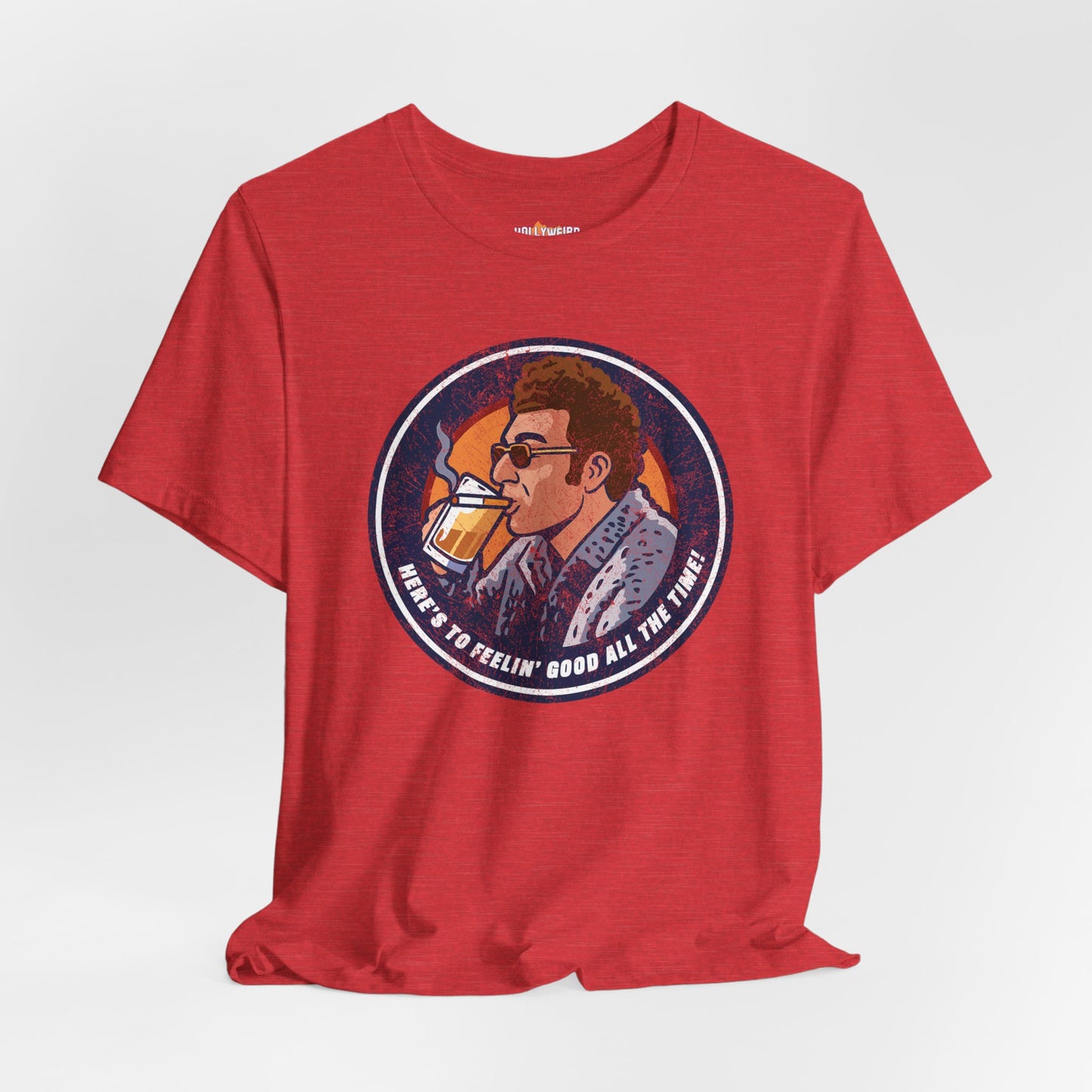 Seinfeld Inspired T-Shirt, Funny Kramer Shirt, Feelin Good Unisex Tee, Comfy Short Sleeve Top, Cool Graphic Tee