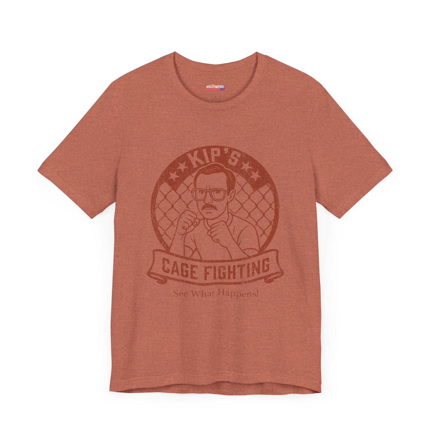 Kip's Cage Fighting T-Shirt, Men's Graphic Tee, Women's MMA Shirt, Martial Arts Top, Unisex Boxing Apparel