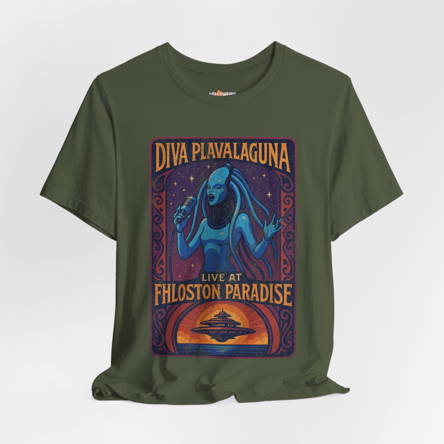 Fhloston Paradise Concert Tee, Fifth Element Movie Shirt, Diva Plavalaguna Unisex Jersey, Fun Movie Inspired Tshirt, Sci-Fi Film Graphic Tee