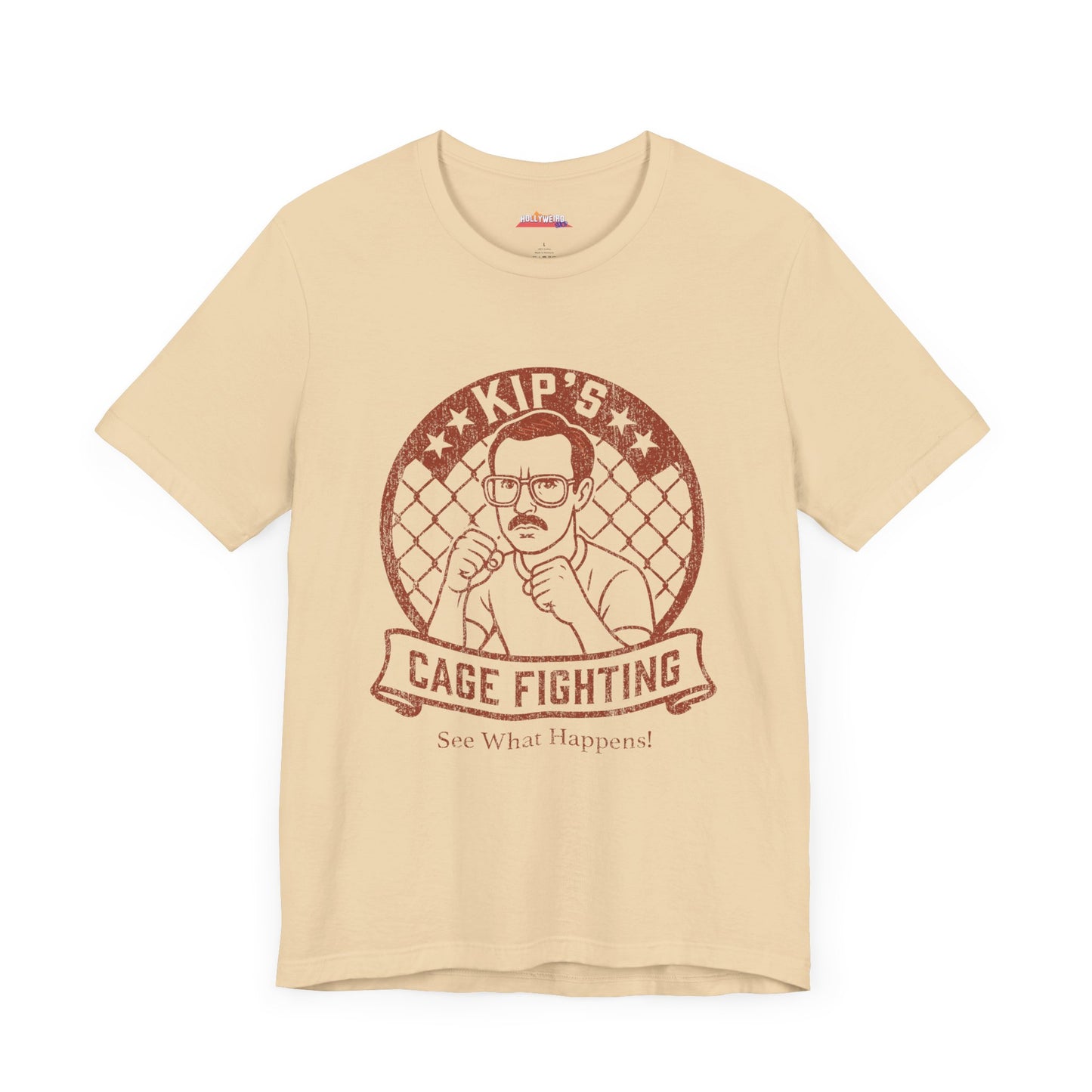Kip's Cage Fighting T-Shirt, Men's Graphic Tee, Women's MMA Shirt, Martial Arts Top, Unisex Boxing Apparel