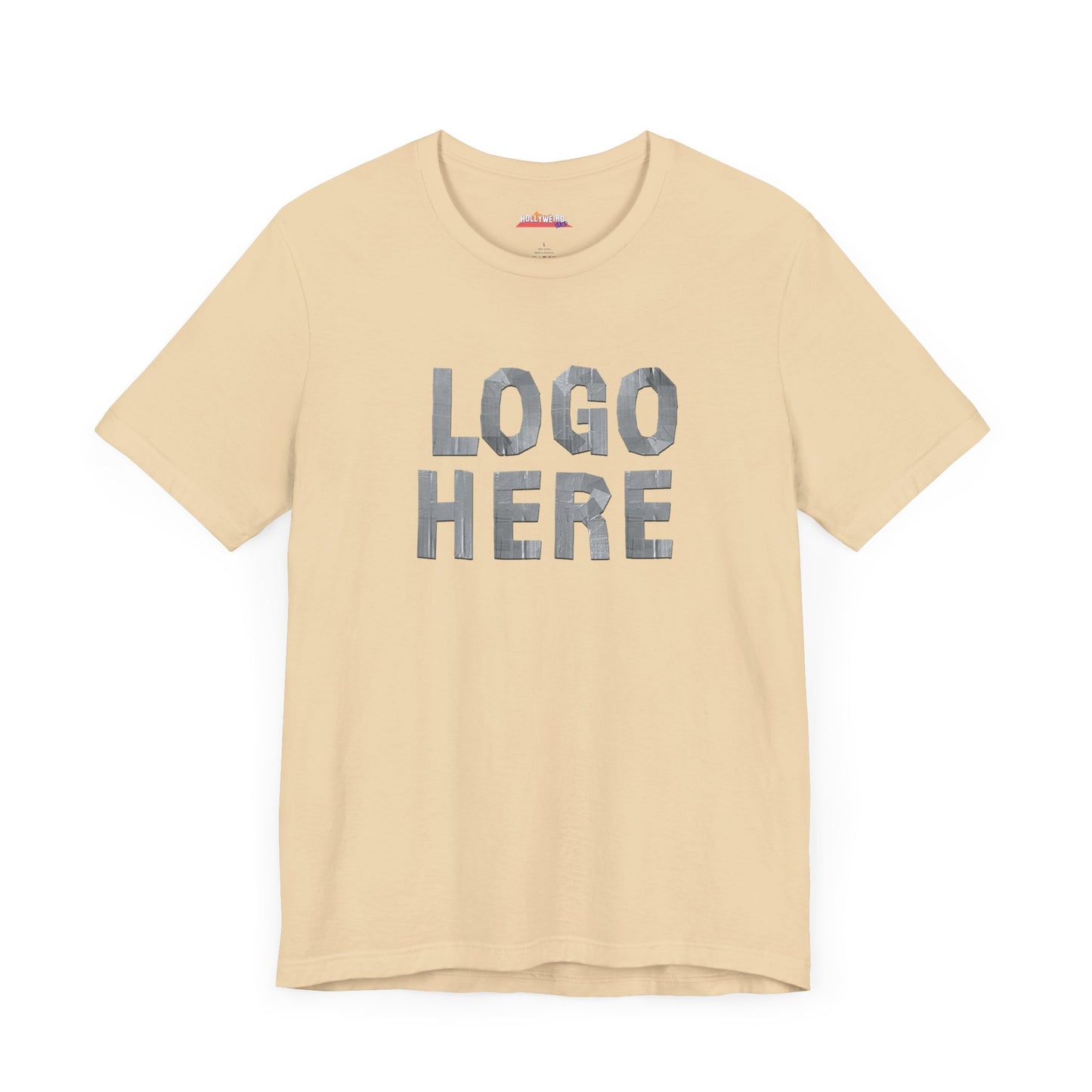 Logo Here (Duct Tape) funny T-Shirt for DIY Dad, Unisex Tee, DIY Dad Shirt, DIYer Shirt