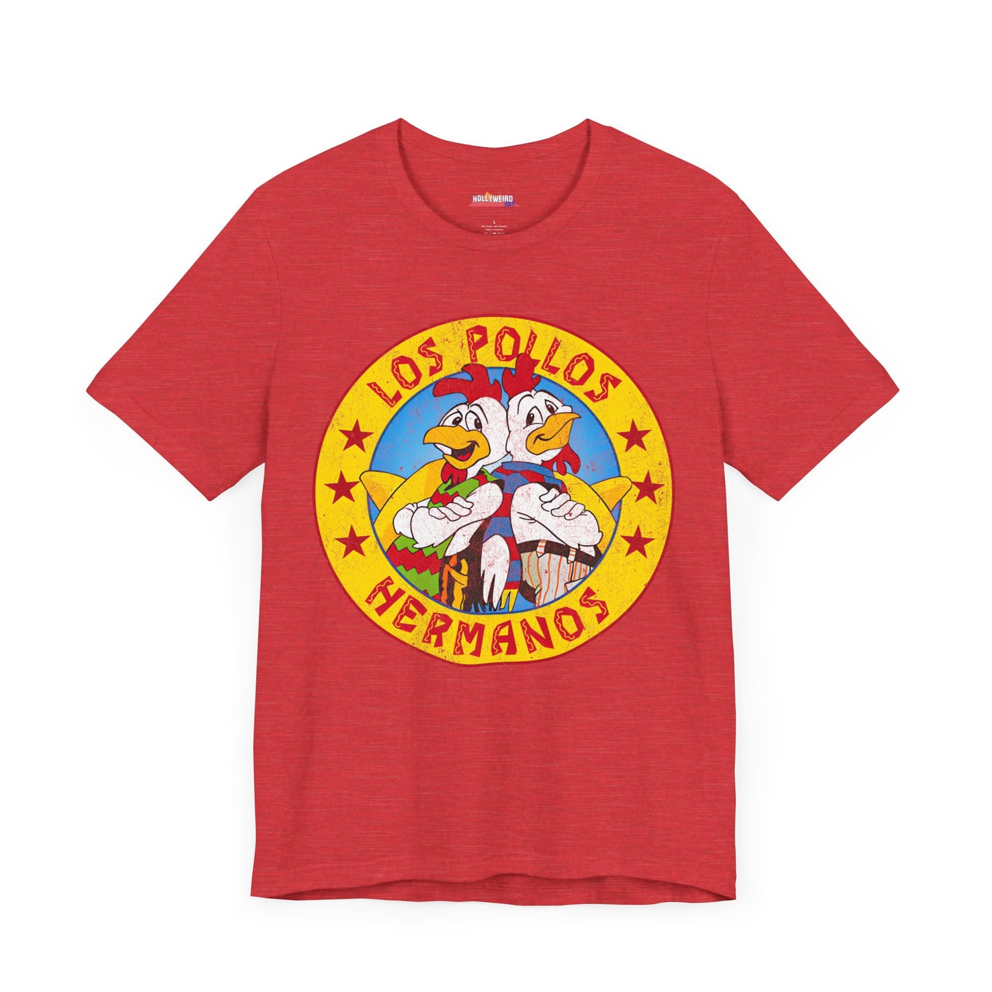 Los Pollos Hermanos Unisex T-Shirt - Breaking Bad Inspired Graphic Tee, Cool TV Show Merch, Classic Cotton Shirt, Trendy Pop Culture