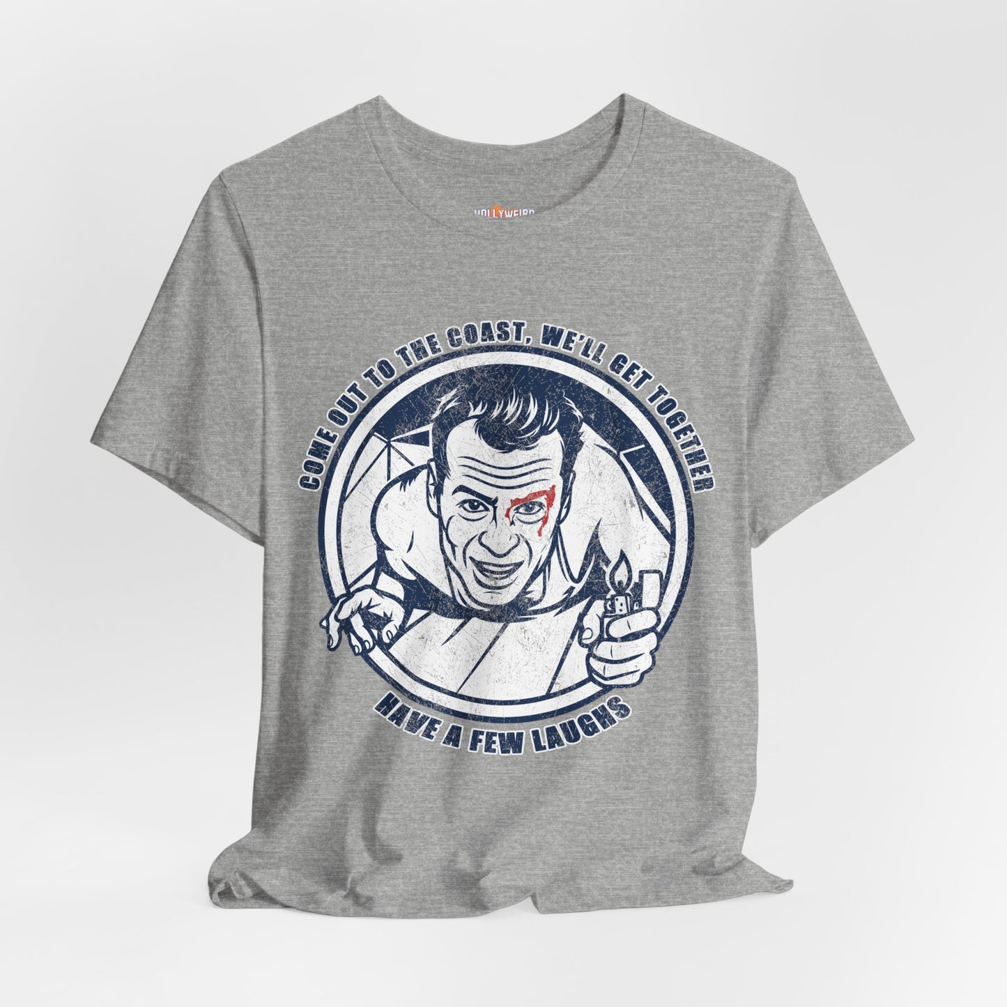Die Hard Movie Fan Unisex Tee, John McClane Inspired Funny T-Shirt, Christmas Gift, Action Movie Lover Top, Willis, Film Buff Shirt