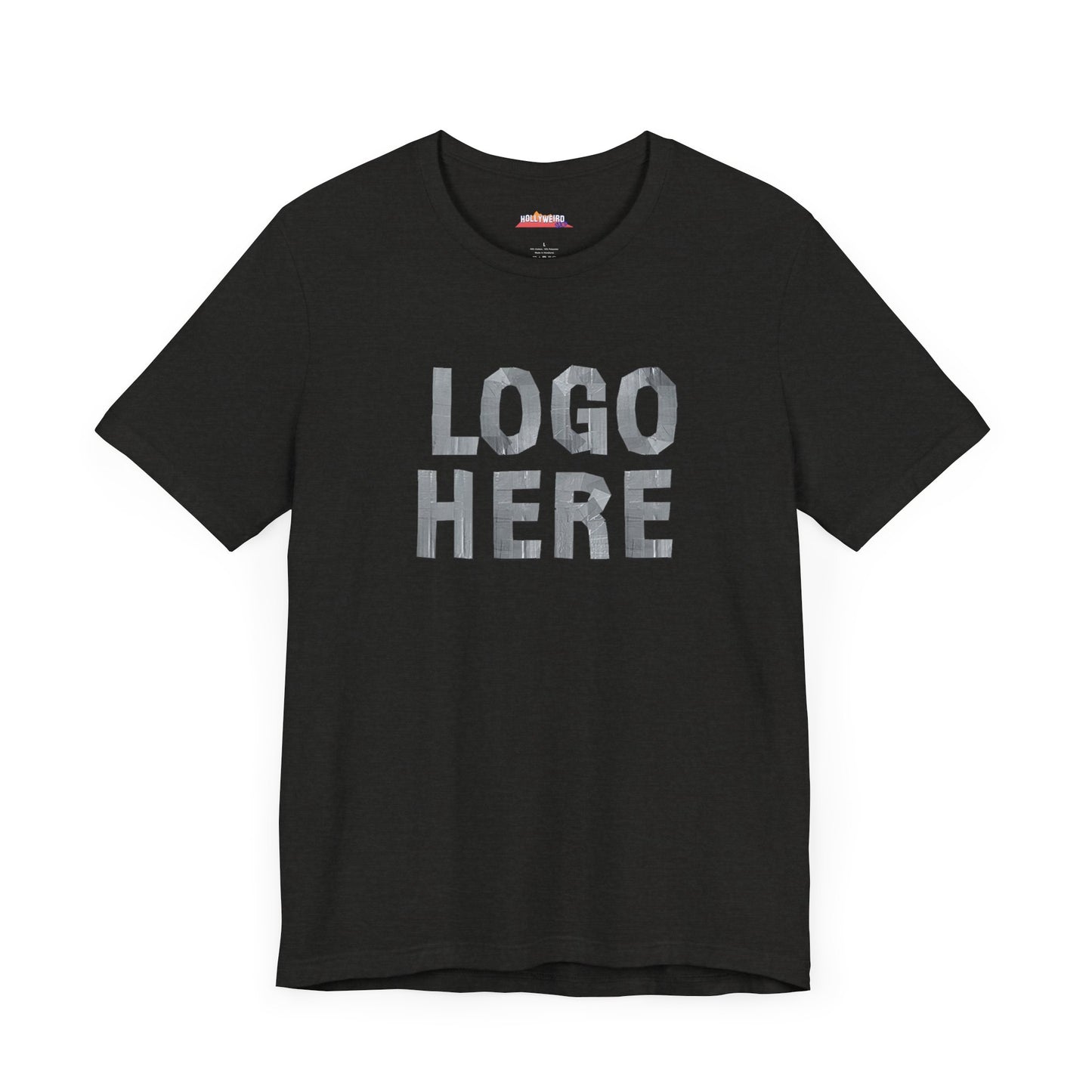 Logo Here (Duct Tape) funny T-Shirt for DIY Dad, Unisex Tee, DIY Dad Shirt, DIYer Shirt