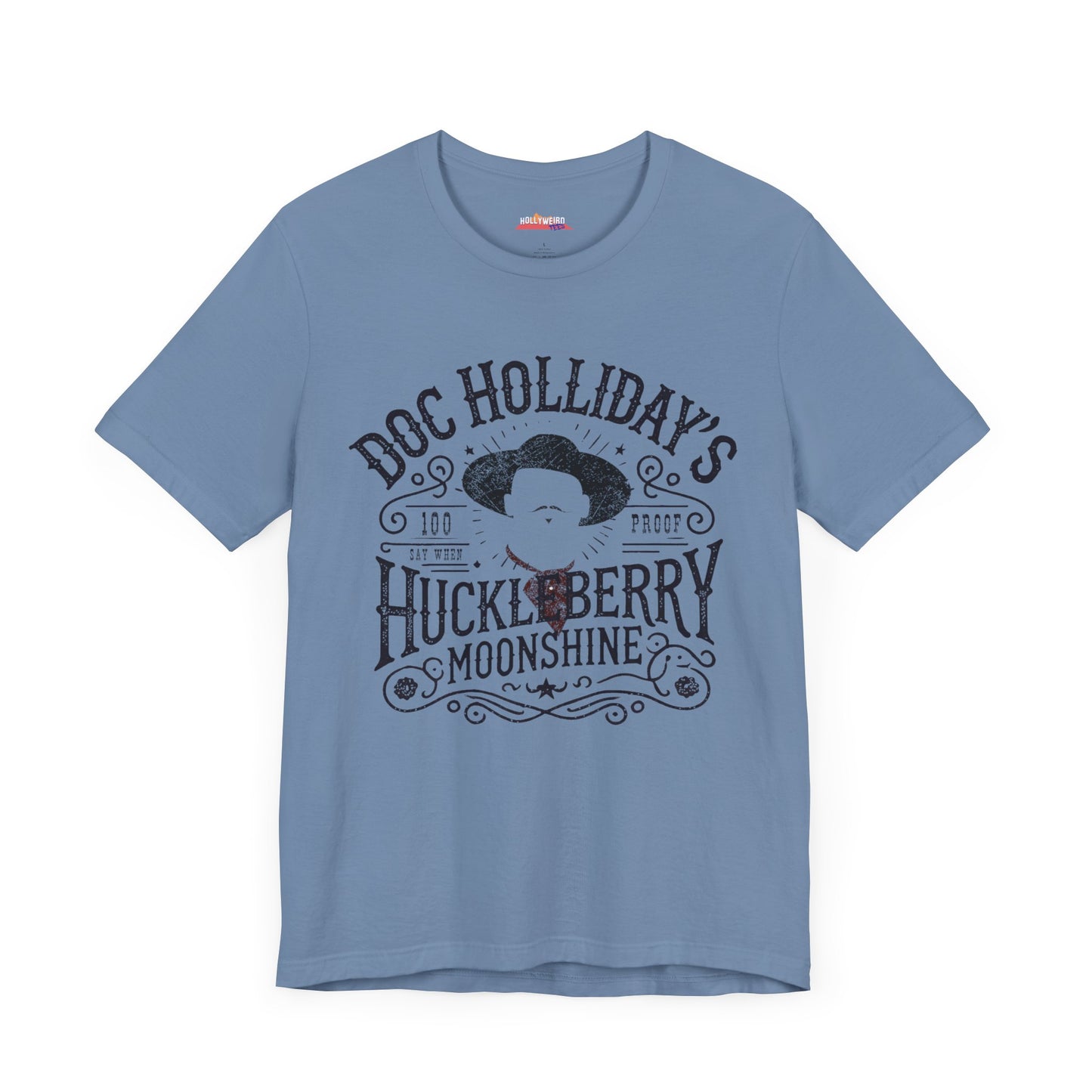 Doc Holliday's Huckleberry Moonshine T-Shirt - Unique Find