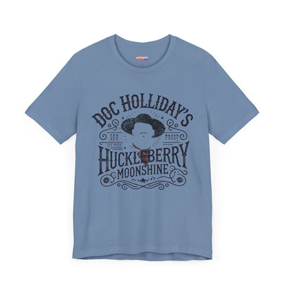 Doc Holliday's Huckleberry Moonshine T-Shirt - Unique Find