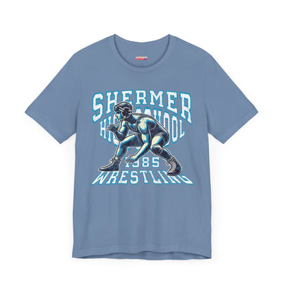 SHERMER High School Wrestling 1985 T-Shirt