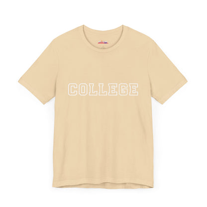 Classic COLLEGE T-Shirt - Vintage Campus Style