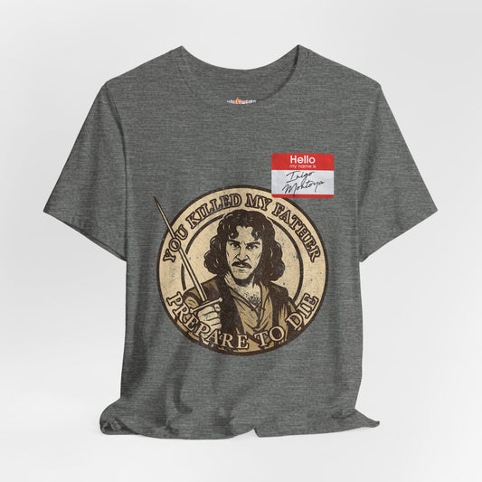 Inigo Montoya Princess Bride Movie Inspired Tee, Unisex T-Shirt Gift for Movie Fans, Funny Graphic Tee, Movie Quote Shirt, Film Lover Gift