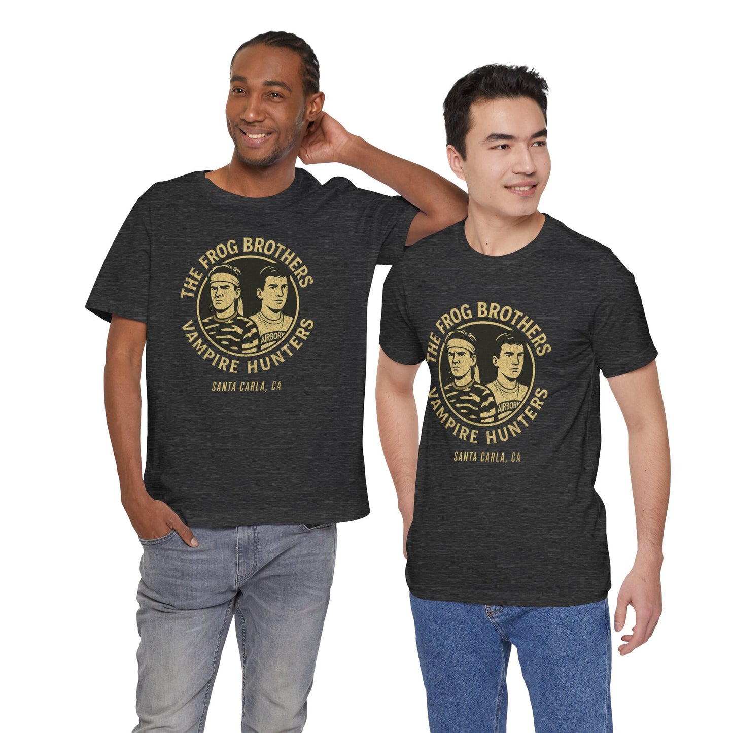 The Frog Brothers Vampire Hunters - The Lost Boys movie inspired T-Shirt, Retro, Movie Lover Tee