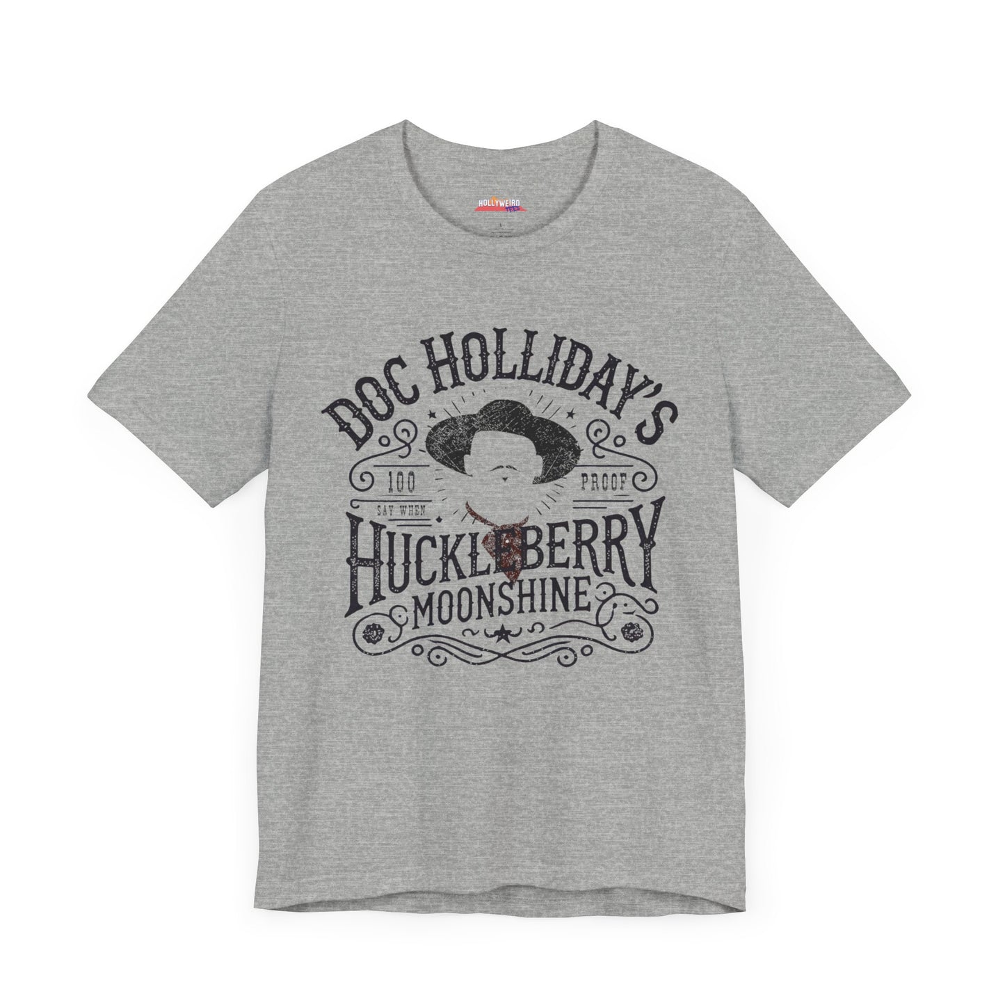 Doc Holliday's Huckleberry Moonshine T-Shirt - Unique Find