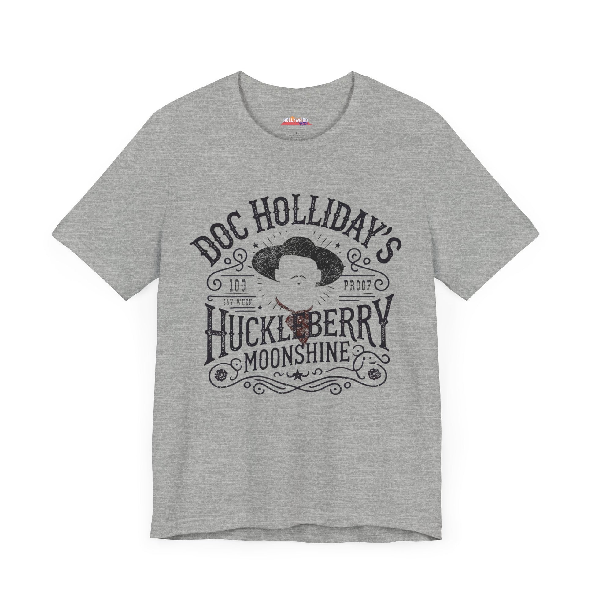 Doc Holliday's Huckleberry Moonshine T-Shirt - Unique Find