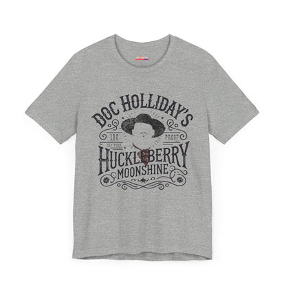 Doc Holliday's Huckleberry Moonshine T-Shirt - Unique Find
