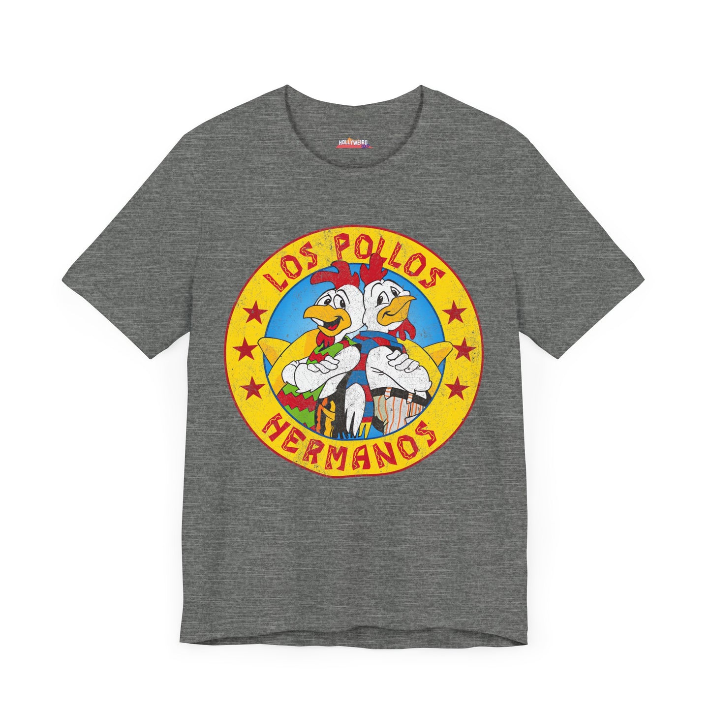 Los Pollos Hermanos Unisex T-Shirt - Breaking Bad Inspired Graphic Tee, Cool TV Show Merch, Classic Cotton Shirt, Trendy Pop Culture
