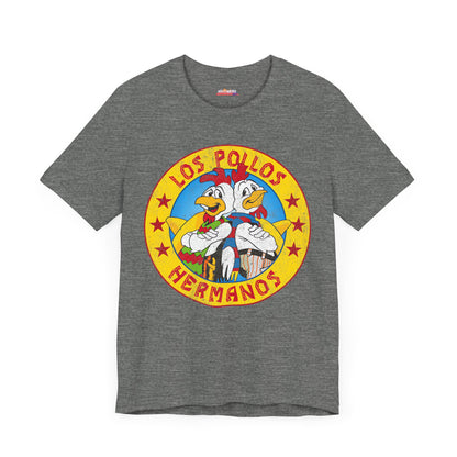 Los Pollos Hermanos Unisex T-Shirt - Breaking Bad Inspired Graphic Tee, Cool TV Show Merch, Classic Cotton Shirt, Trendy Pop Culture
