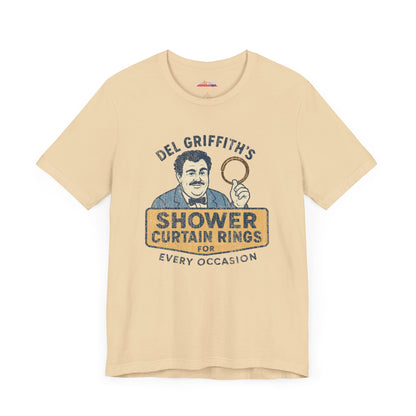 Del Griffith's Shower Curtain Rings Unisex T-Shirt