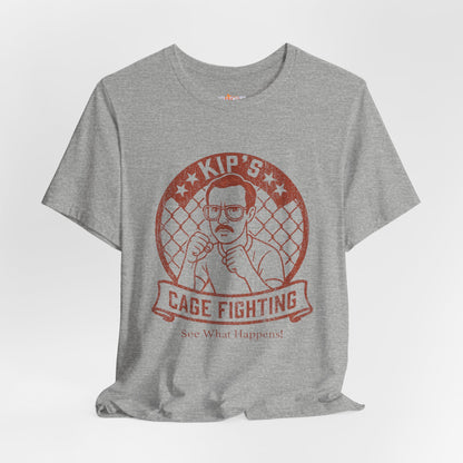 Kip's Cage Fighting T-Shirt, Men's Graphic Tee, Women's MMA Shirt, Martial Arts Top, Unisex Boxing Apparel