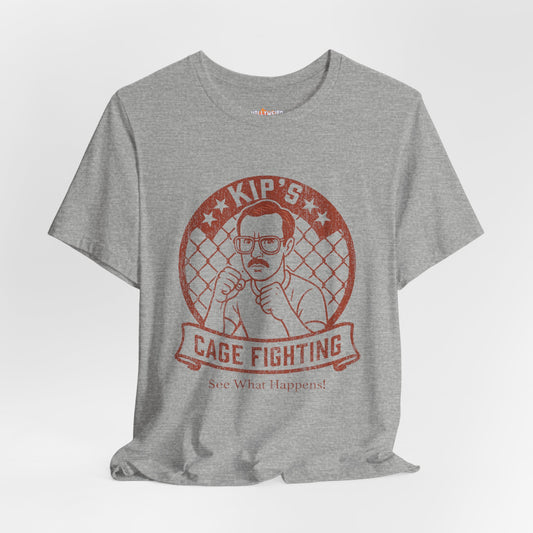 Kip's Cage Fighting T-Shirt, Men's Graphic Tee, Women's MMA Shirt, Martial Arts Top, Unisex Boxing Apparel