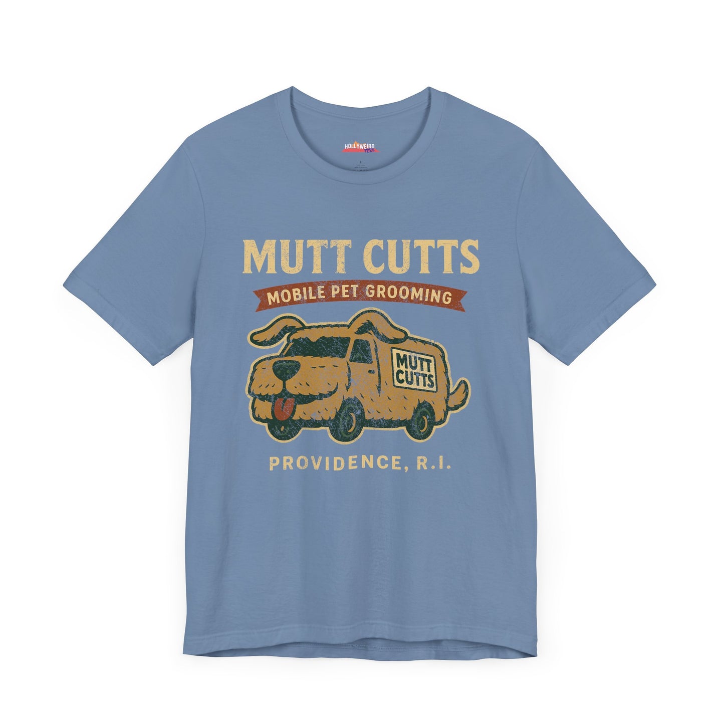 MUTT CUTTS Mobile Pet Groom T-Shirt, Dog Lover Tee, Animal Groomer Shirt, Funny Graphic Tee, Pet Salon Top, Dog Grooming Apparel