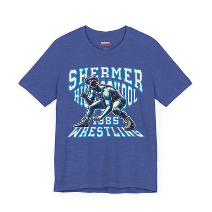 SHERMER High School Wrestling 1985 T-Shirt