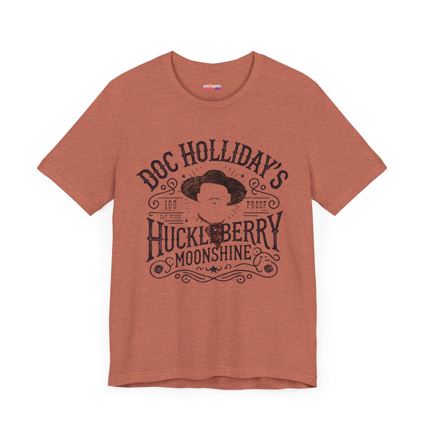 Doc Holliday's Huckleberry Moonshine T-Shirt - Unique Find