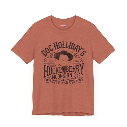 Doc Holliday's Huckleberry Moonshine T-Shirt - Unique Find